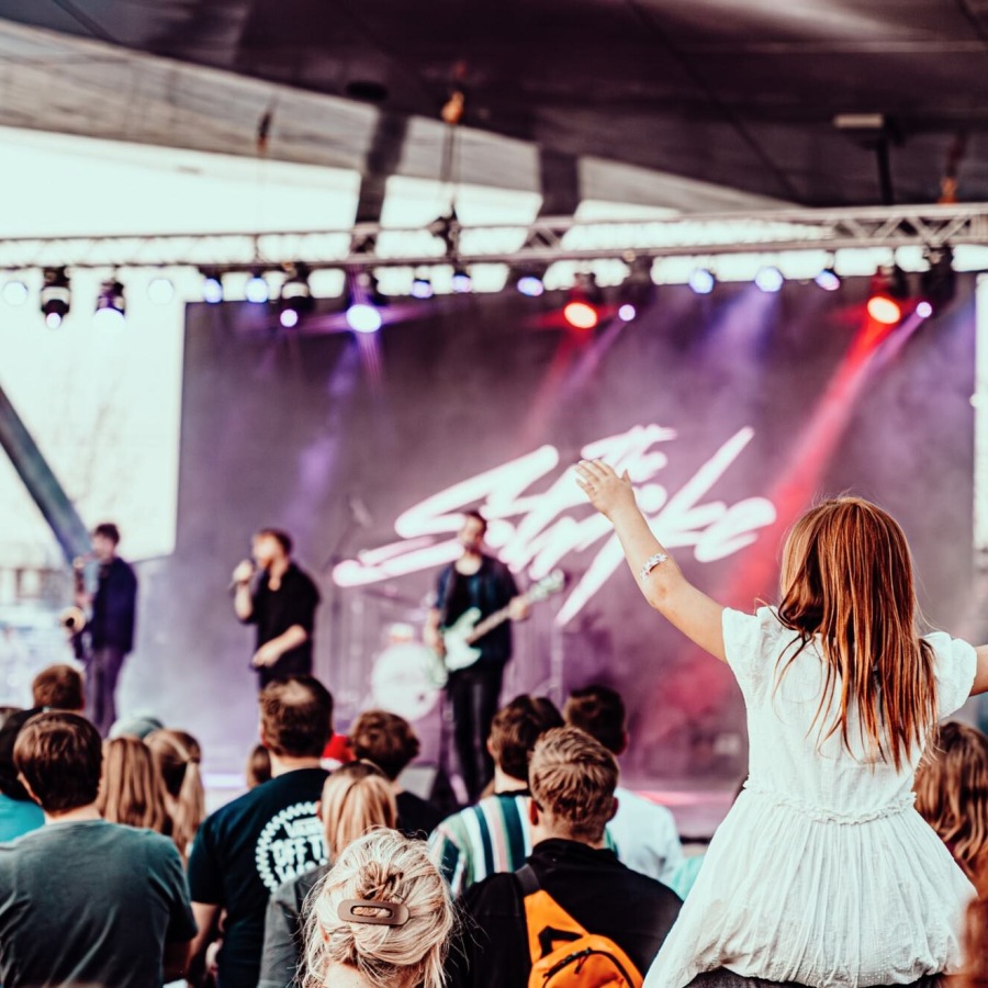 people at a concert